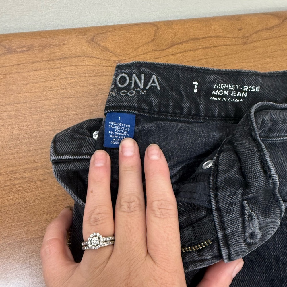 Sonoma Women's Dark Gray High-Rise Jeans